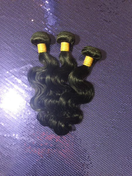 🎄Holiday SALE🎄—Indian Body Wave- Bundle Deal with Closure