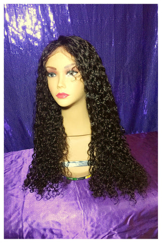 Exotic Curly Lace Frontal Wig